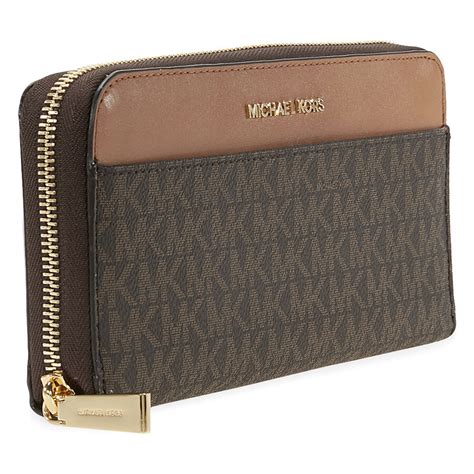 michael kors dark brown bryant wallet|brown designer inspired wallet.